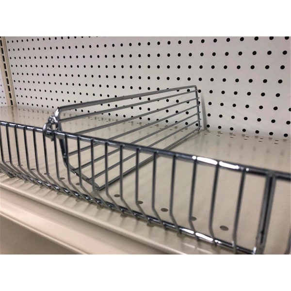 Trion Steel Wire Binning Shelving Unit Silver0.5 x 3 x 22 in. 9007297 - main
